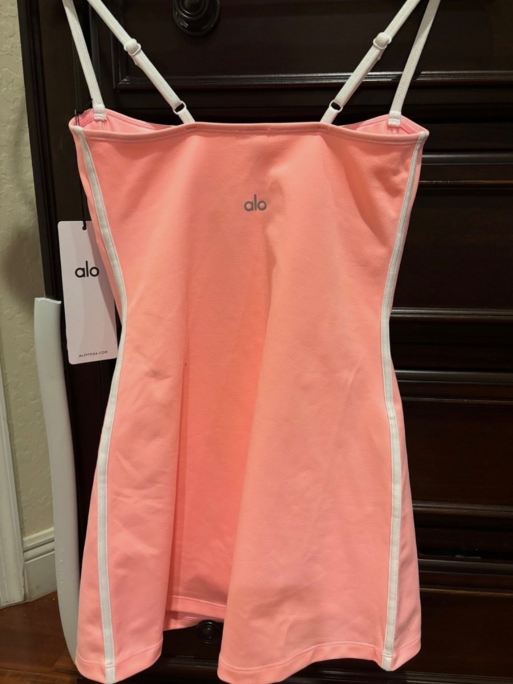Alo Streamlined Dress Neon Bubblegum XS NWT - Picture 3 of 5